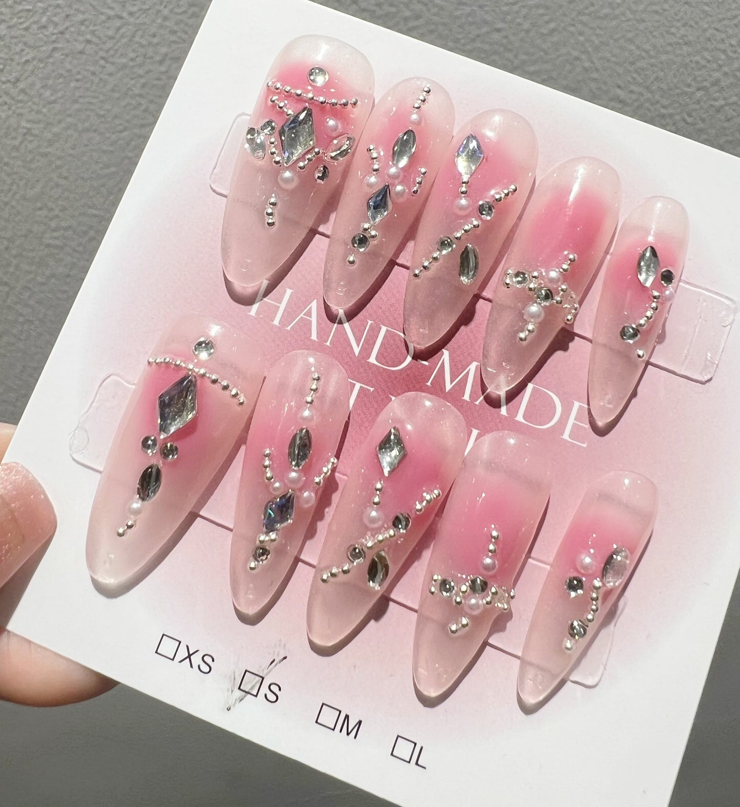 [Lit Nail Art]Miss pink